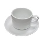 Plato y Taza Café con Leche Estoril