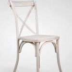 Silla Crossback Blanco Decapado